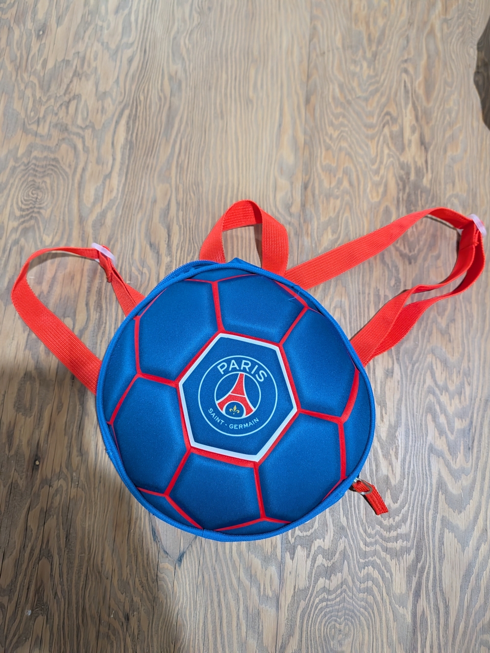 Kids Official PSG Blue & Red Soccer Ball Backpack Unisex